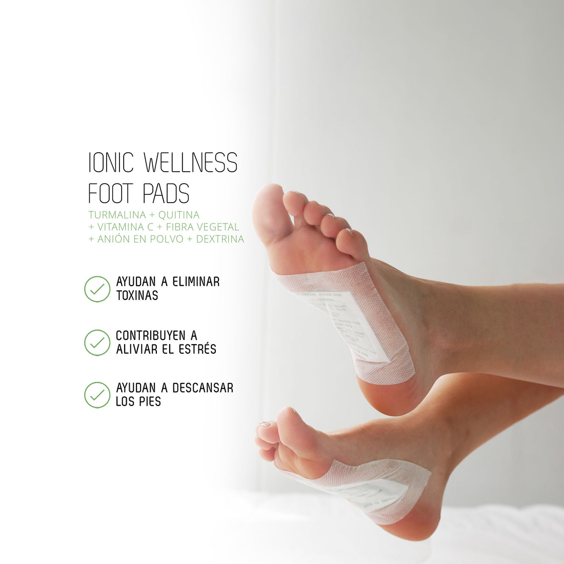 PARCHES PARA PIES D-TOX WELLNESS FOOT PADS